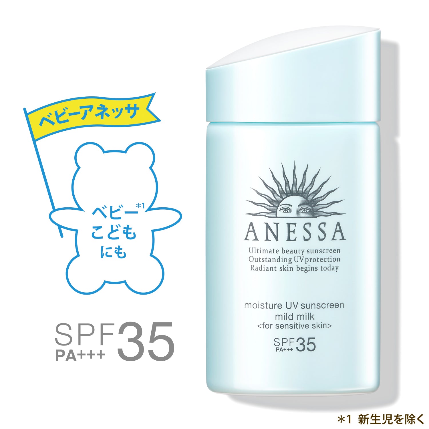 Anessa sales baby sunscreen