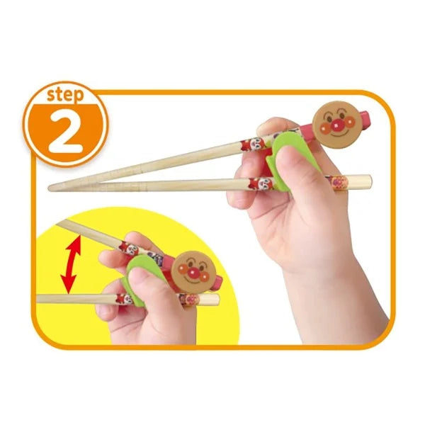 Anpanman Kids Training Chopsticks-Right Hand面包超人宝宝三阶段学习筷-右手 2-4 years