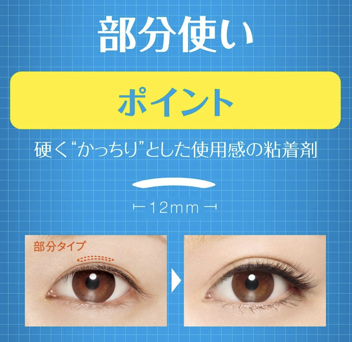 DUP Double Eyelid Tape-Point/DUP强力隐形双面双眼皮贴-局部款 120pcs