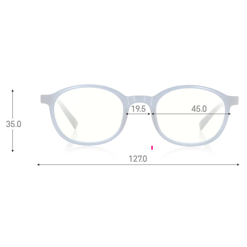 Jins 25% Blue Light Cut Kids Daily Glasses-Navy/日本Jins防蓝光儿童眼镜-蓝色