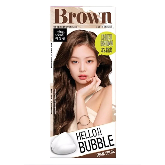 MISE EN SCENE Hello Bubble-6N Choco Brown爱茉莉泡泡染发剂-6N 巧克力棕