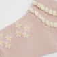 Stample Pale Flower Baby Ankle Socks 3Pairs/Stample花朵宝宝脚踝袜 3双装 11-13cm 0-1yr