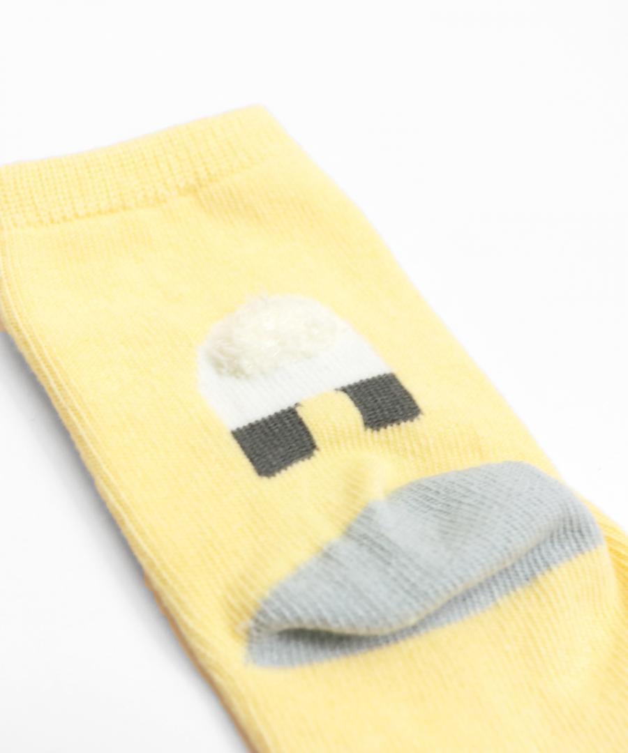 Stample Bushy Tail Baby Crew Socks Boys 3Pairs/Stample毛茸茸小动物尾巴宝宝袜 男宝款 3双装 11-13cm 0-1yr