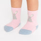 Stample Bushy Tail Baby Crew Socks Girls 3Pairs/Stample毛茸茸小动物尾巴宝宝袜 女宝款 3双装 11-13cm 0-1yr