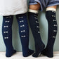 Stample Cat Knee High Socks-Black/Stample过膝长筒猫咪袜 黑色 16-18cm 4-6yrs