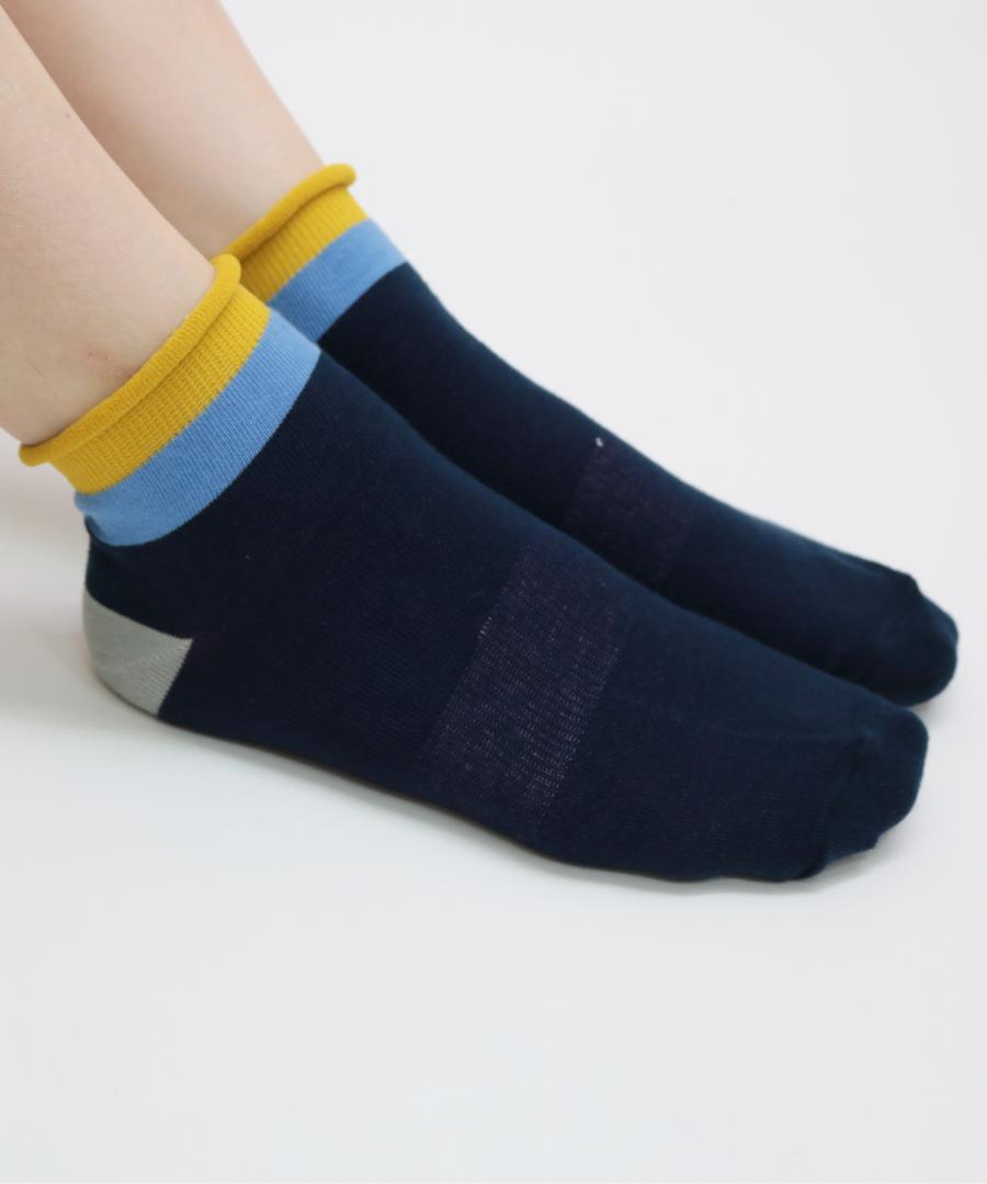 Stample Layer Color Ankle Socks 3Pairs/Stample叠色儿童脚踝袜 3双装 16-18cm 4-6yrs