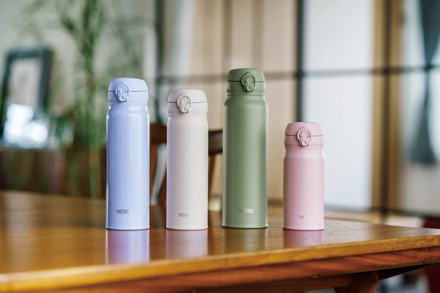 Thermos Stainless Steel Vacuum Insulated Bottle-Ash White膳魔师真空保温杯最新色系列 2700万销量冠军-烬白 350ml