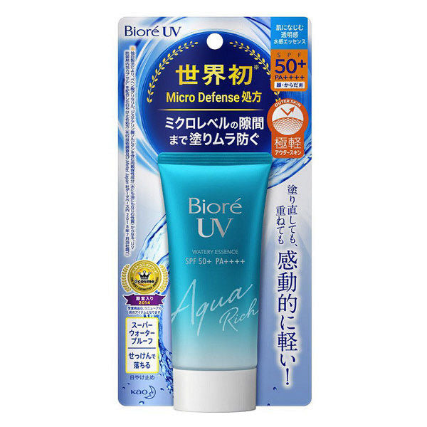 Biore UV Watery Essence Sunscreen/碧柔水活防晒霜 SPF50+ PA++++ 50g