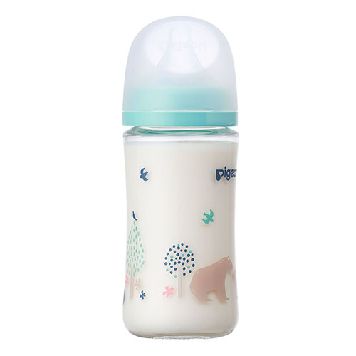 Pigeon Milk Bottle - Glass 贝亲三代玻璃奶瓶 240ml Cutie Bear