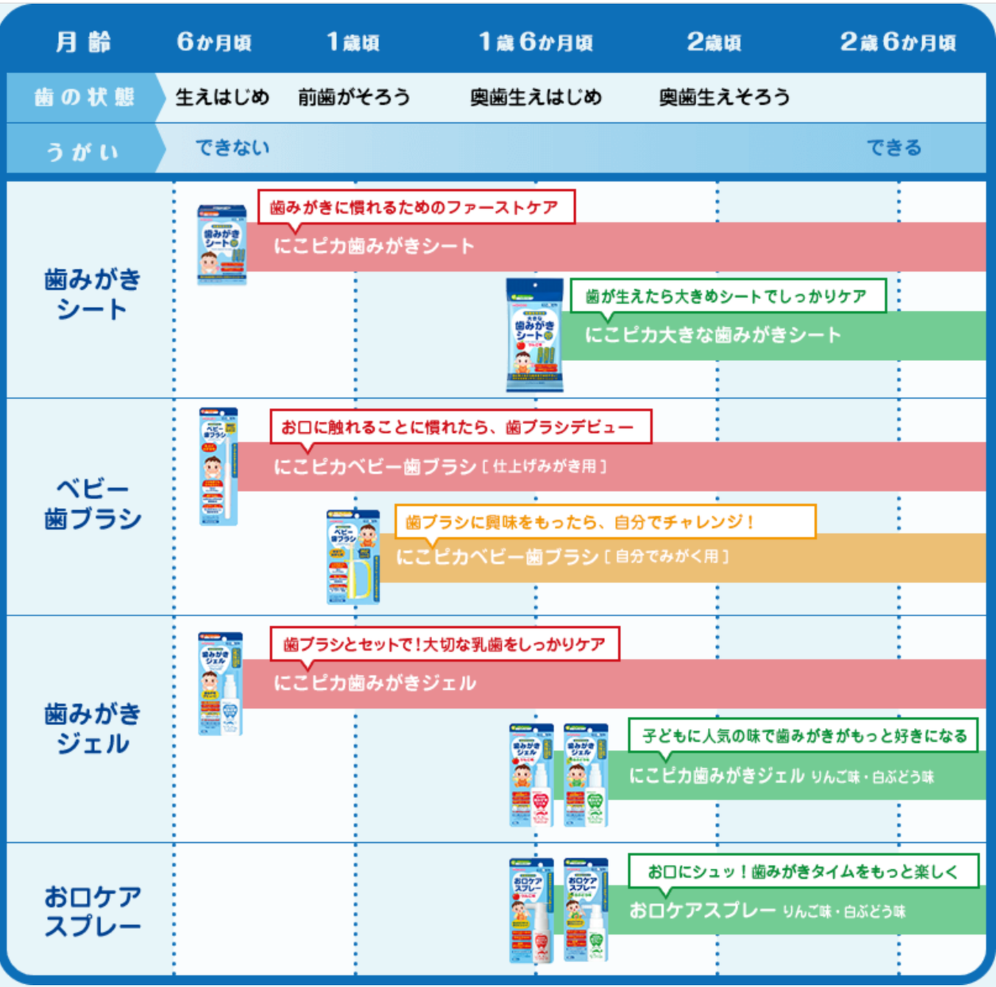 Wakodo Fluoride Toothpaste White Grape 和光堂含氟儿童牙膏 白葡萄味 18 month+ 50g